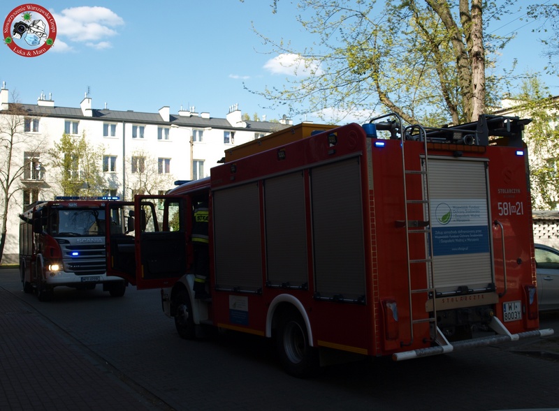 Piastów: Pożar w bloku przy ulicy Mikołaja Reja. Zapaliła się potrawa w garnku
