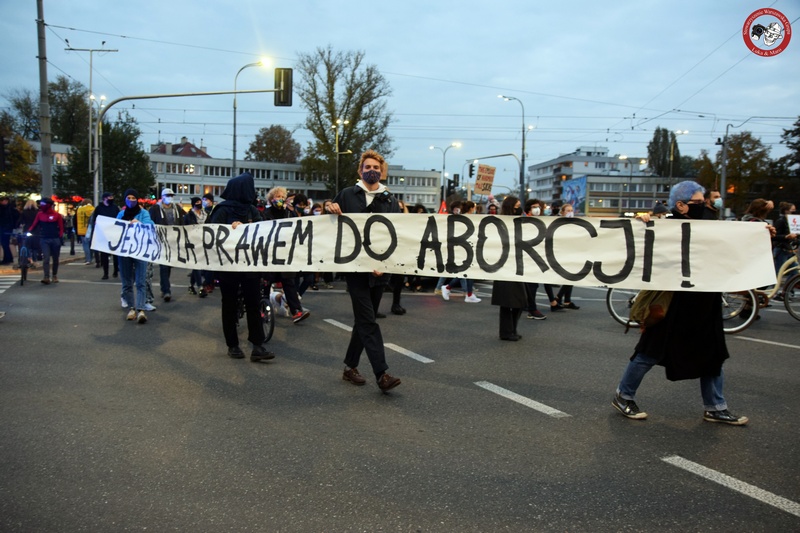 Warszawa sparaliżowana. Kolejny protest przeciwko zakazowi aborcji