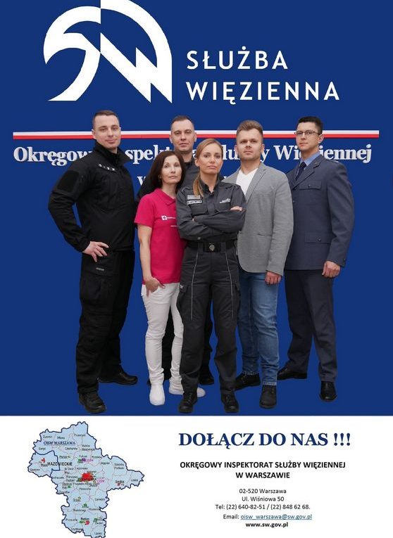 Areszt Śledczy w Warszawie – Białołęce poszukuje pracowników! DOŁĄCZ DO NAS!!!