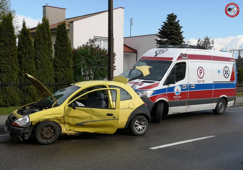 Władysławowo: Groźny wypadek z udziałem dwóch aut. Jedna osoba poszkodowana