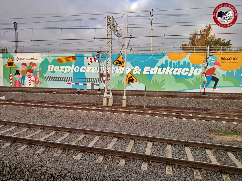 PKP Polskie Linie Kolejowe S.A. odsłoniło największy mural w sieci połączeń