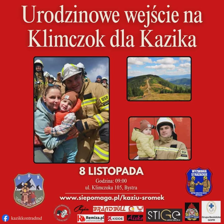 Urodzinowe wejście na Klimczok dla Kazika