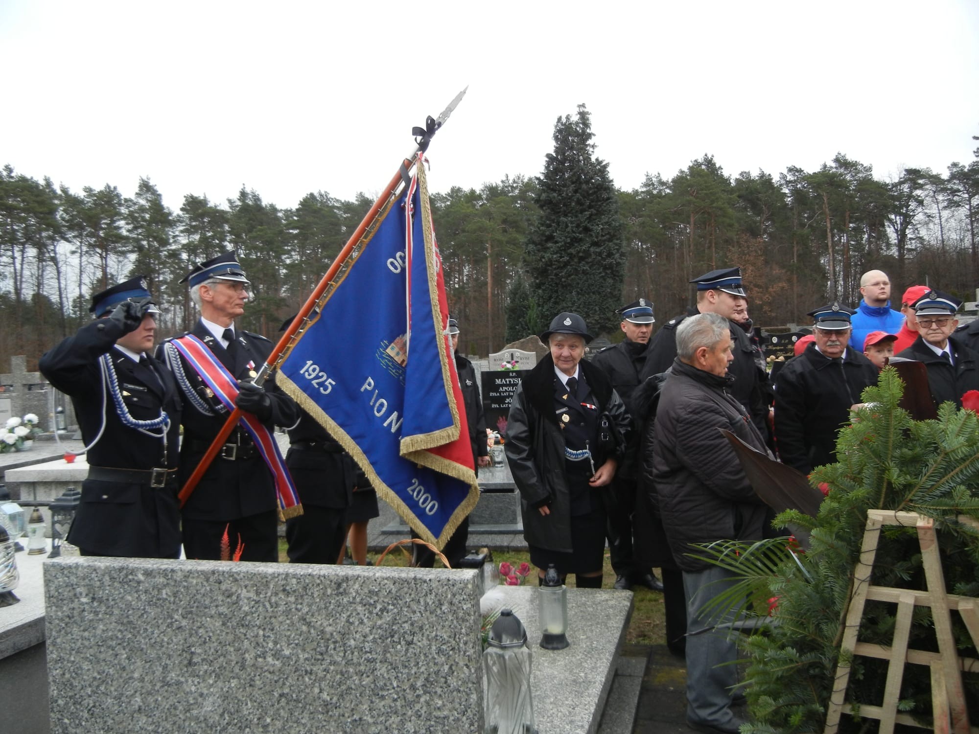 Uroczyste pożegnanie śp. Ryszarda Miękusa – zasłużonego druha i strażackiego kronikarza
