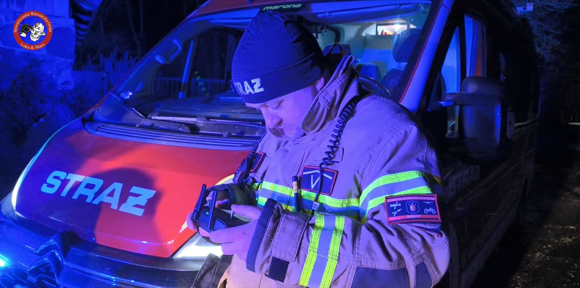 Ogień zagroził domowi mieszkalnemu. Skuteczna akcja strażaków w Bartoszówce