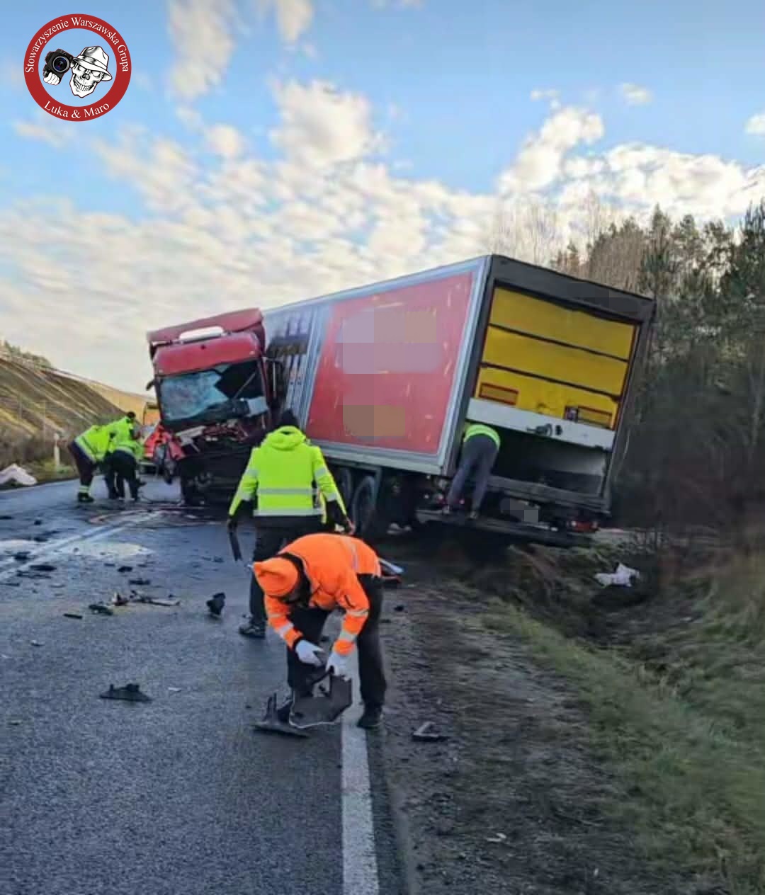 Tragedia na „starej trójce”. Jeden kierowca zginął, drugi w ciężkim stanie trafił do szpitala