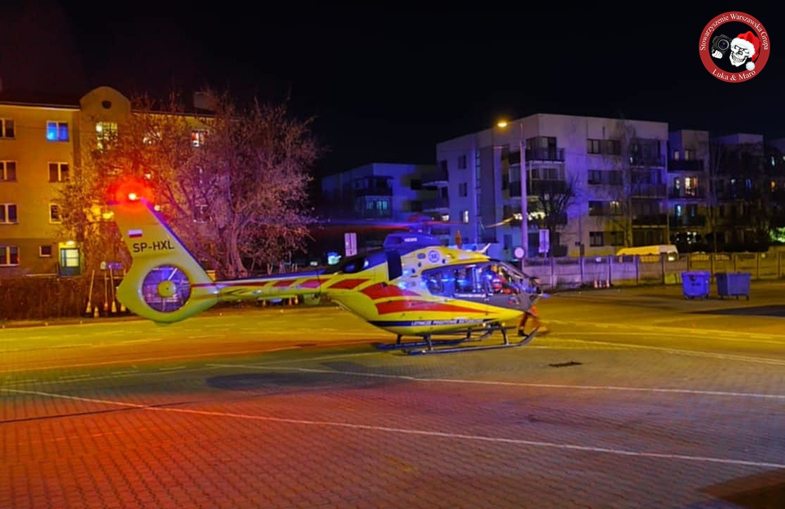 Poparzone dziecko w Pruszkowie. Na miejsce zdarzenia lądował śmigłowiec LPR