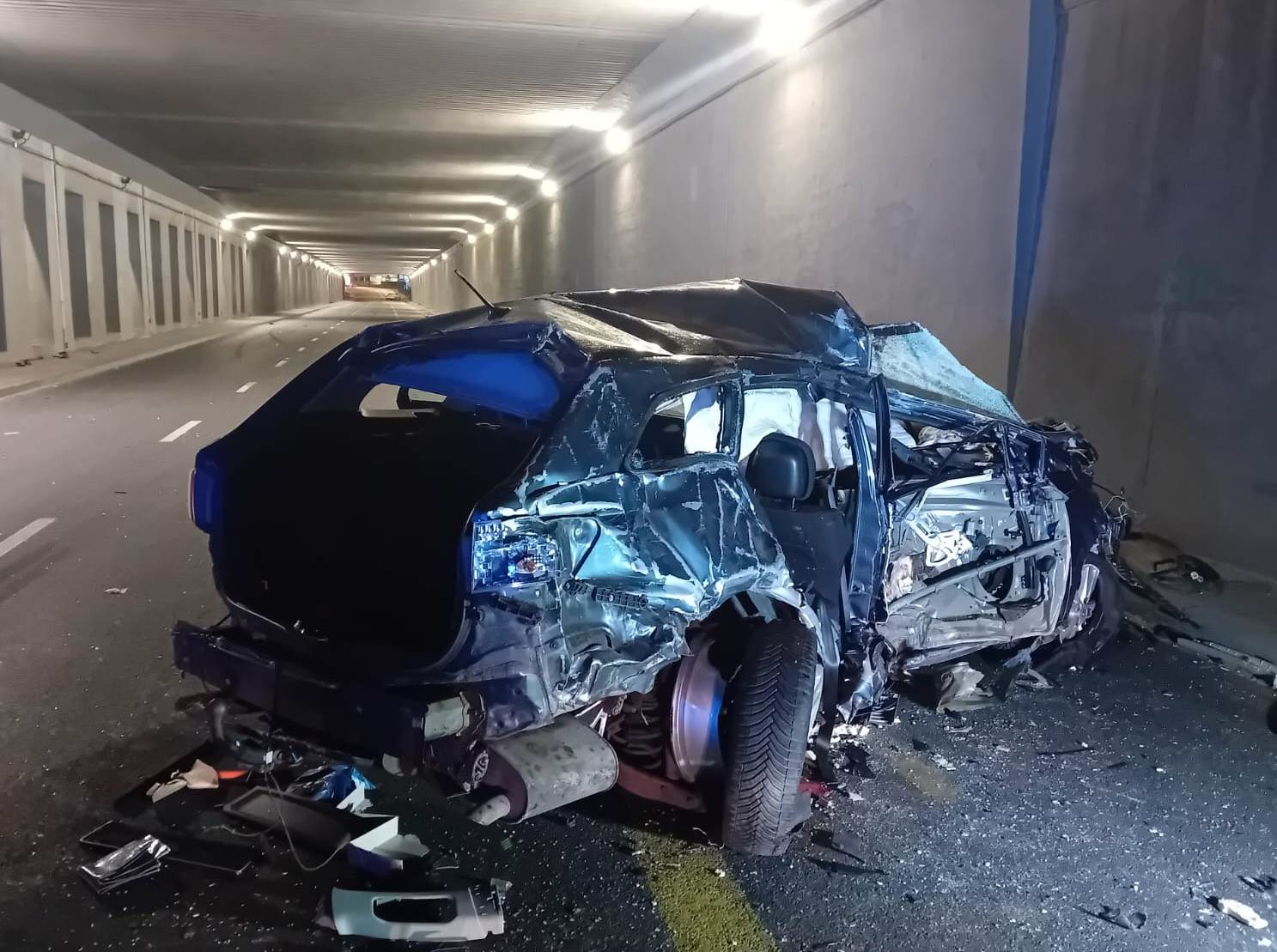 Dramat w wigilijną noc. Pijany kierowca chciał uciec z miejsca wypadku