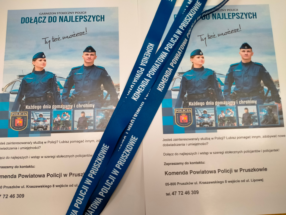 Dołącz do nas! Zostań policjantem w Pruszkowie
