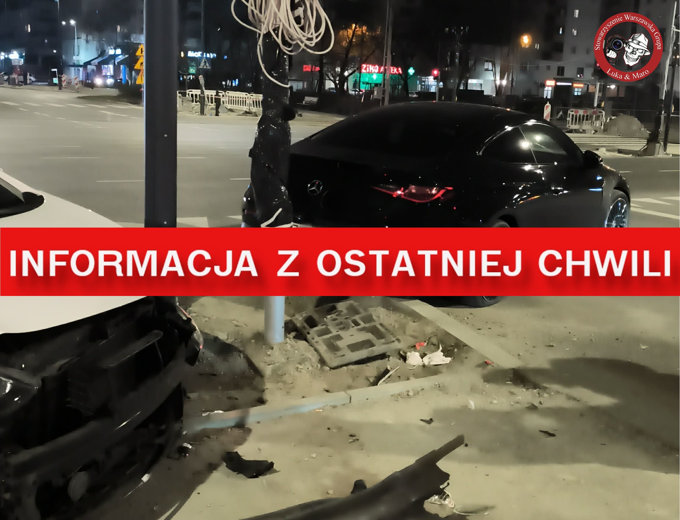 Kolizja dwóch aut na skrzyżowaniu Wrocławska / Powstańców Śląskich – utrudnienia w ruchu