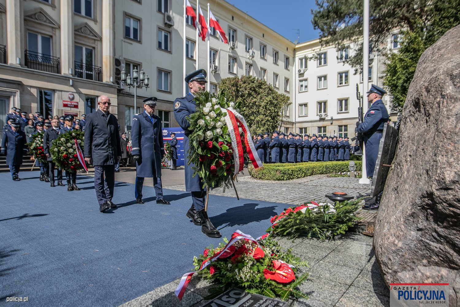 Cześć ich pamięci – uroczysty apel przed Komendą Główną Policji