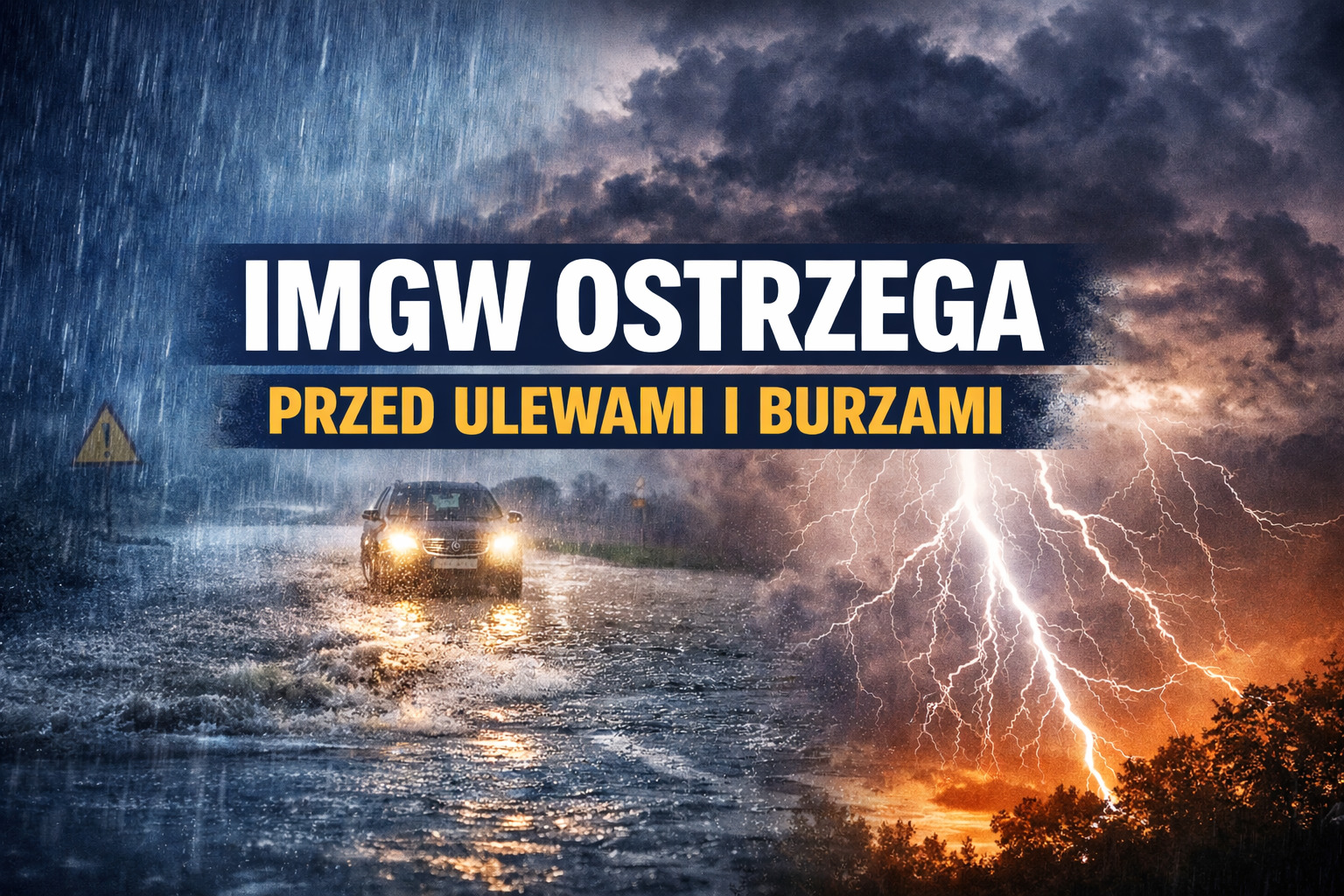 Trudne godziny przed nami. IMGW wydaje pilne ostrzeżenia