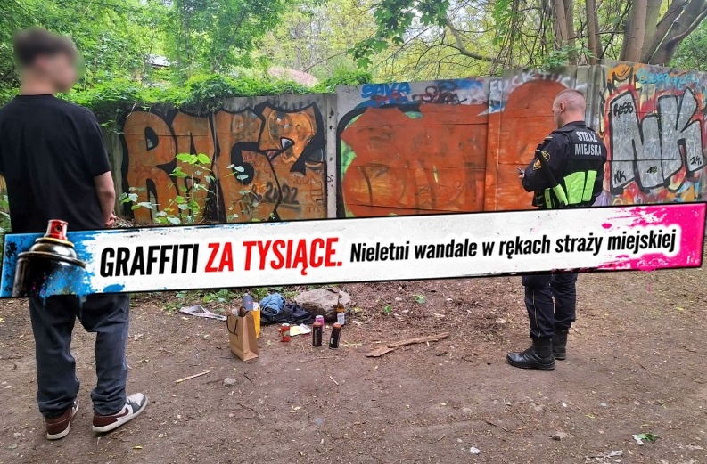 Wandale złapani na gorącym uczynku. Rodzice zapłacą za ich „sztukę”