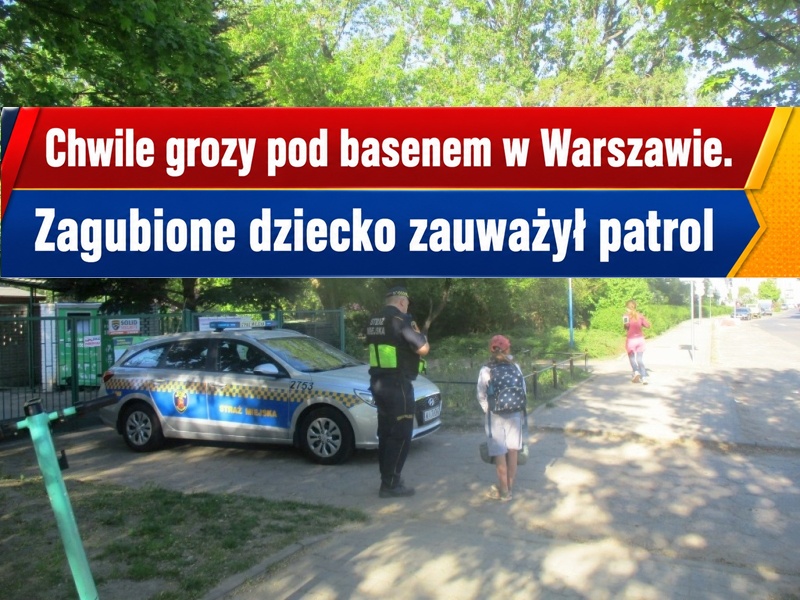 Nie znała numeru do rodziców i była przerażona. Pomogli strażnicy miejscy