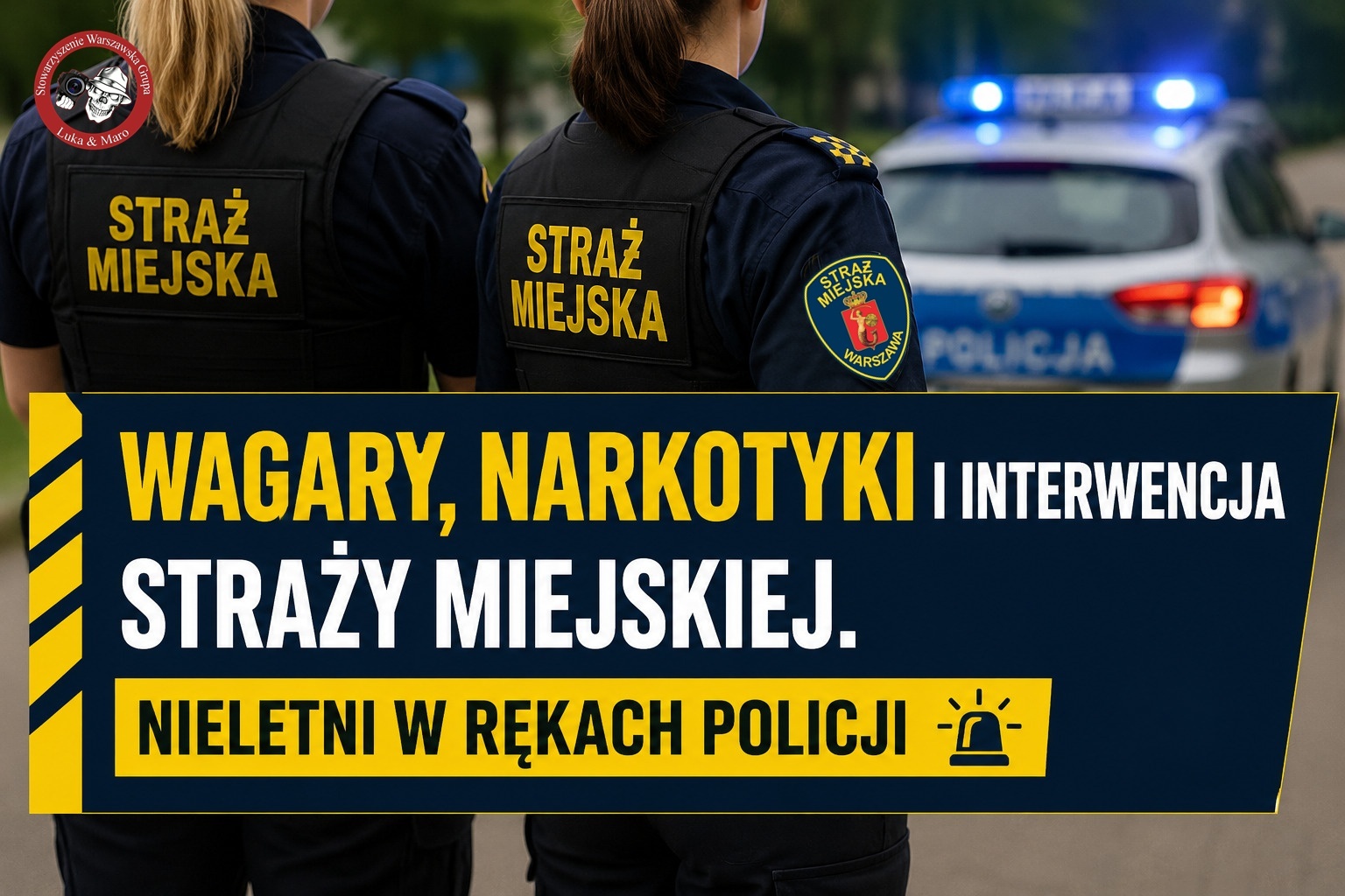 13-latek na wagarach, 17-latek z marihuaną. Interwencja w Rembertowie